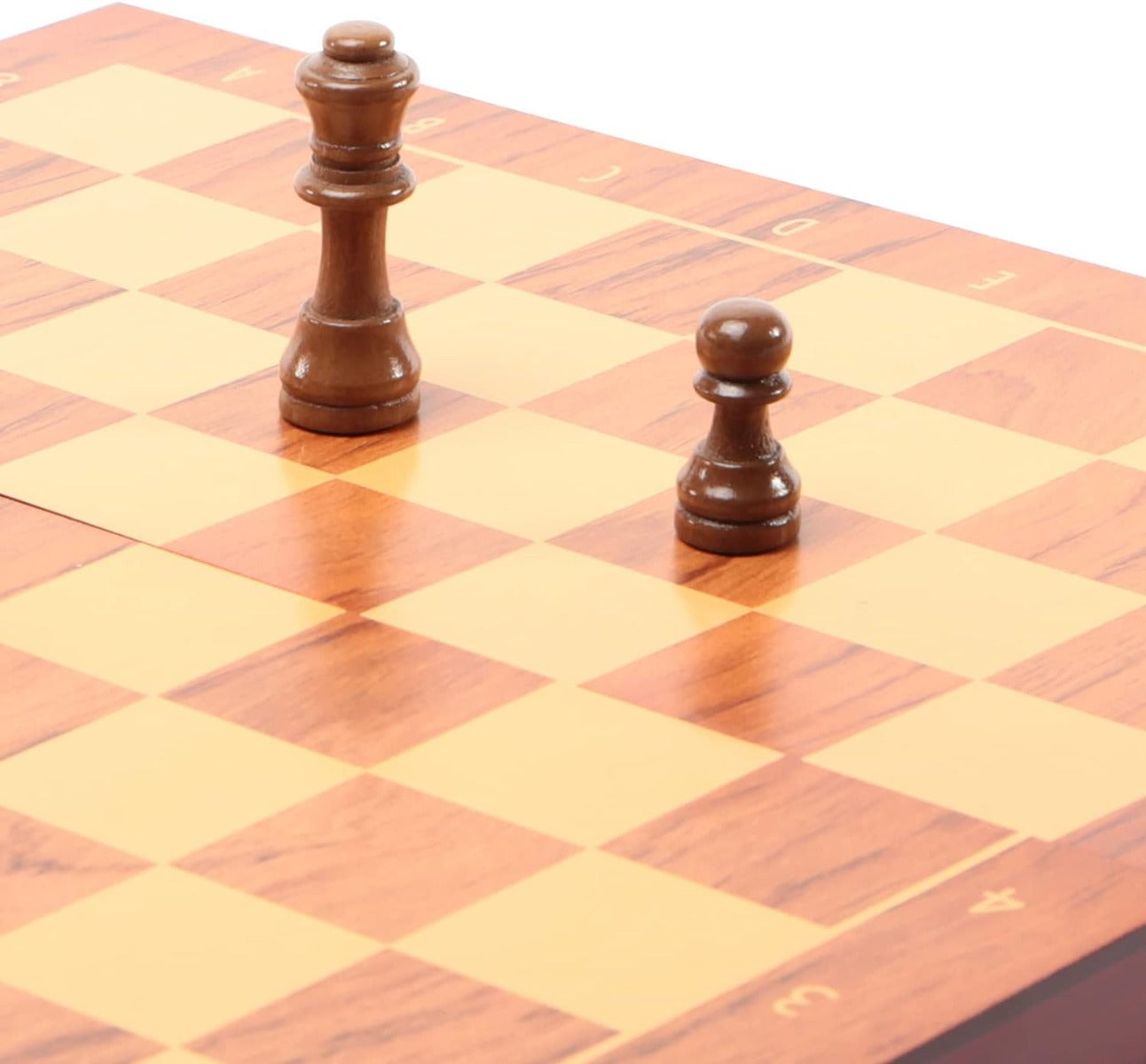 Merchant Ambassador Folding Wood Chess Set
