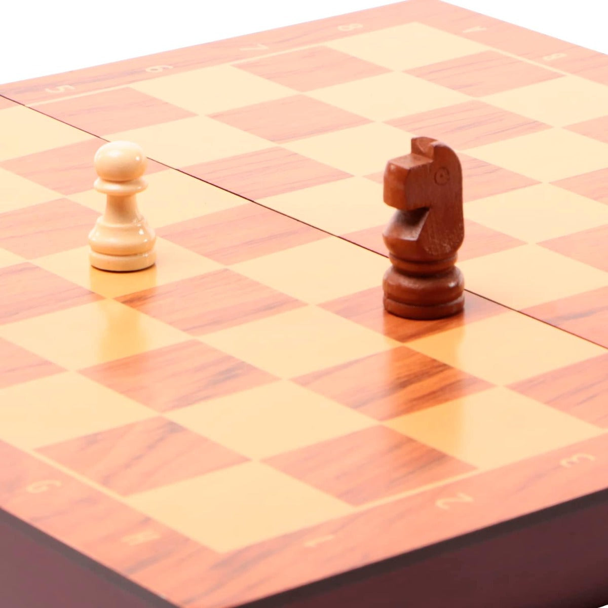 Merchant Ambassador Folding Wood Chess Set