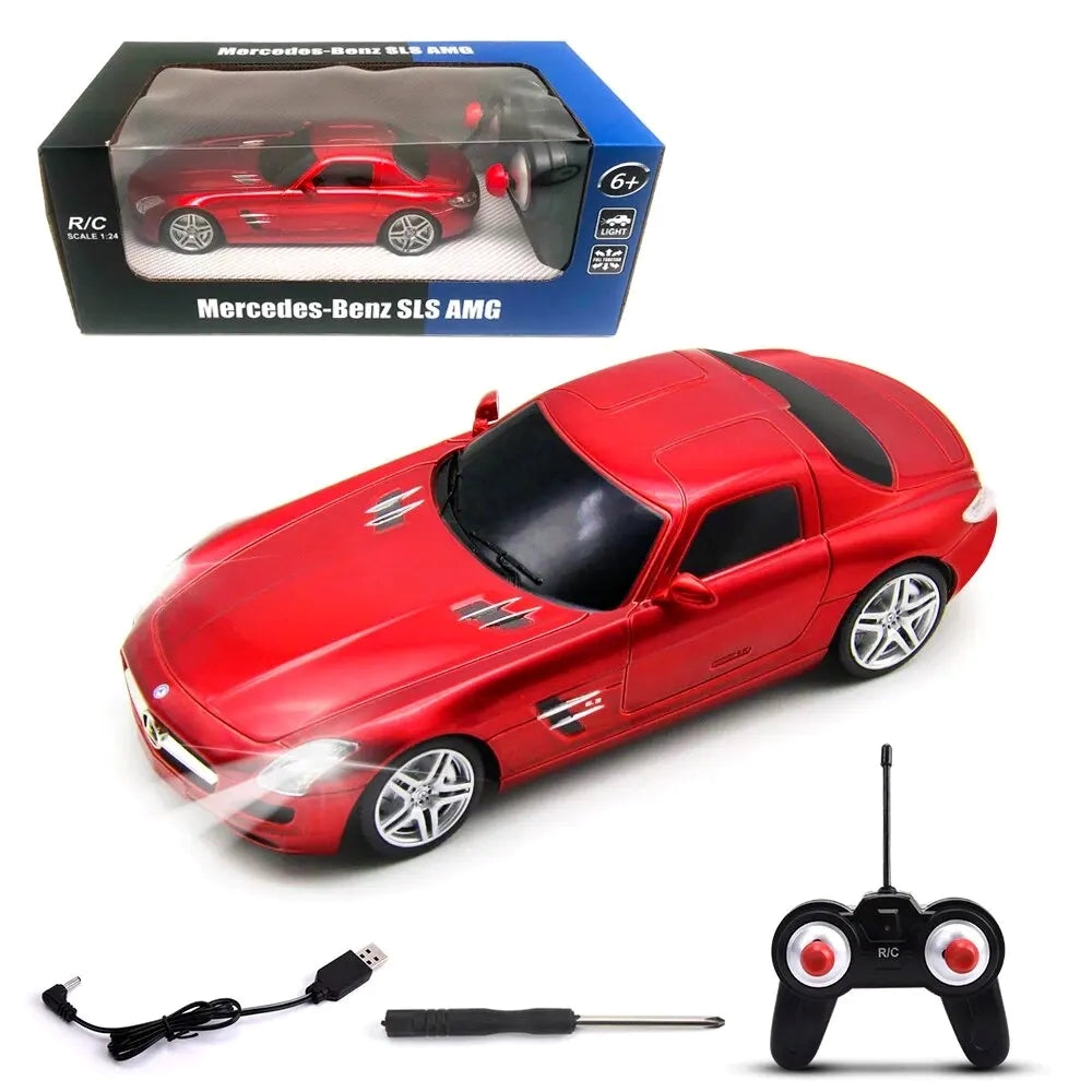 Wemzy - Rc Car Mercedes-Benz Sls Amg Remote-Red