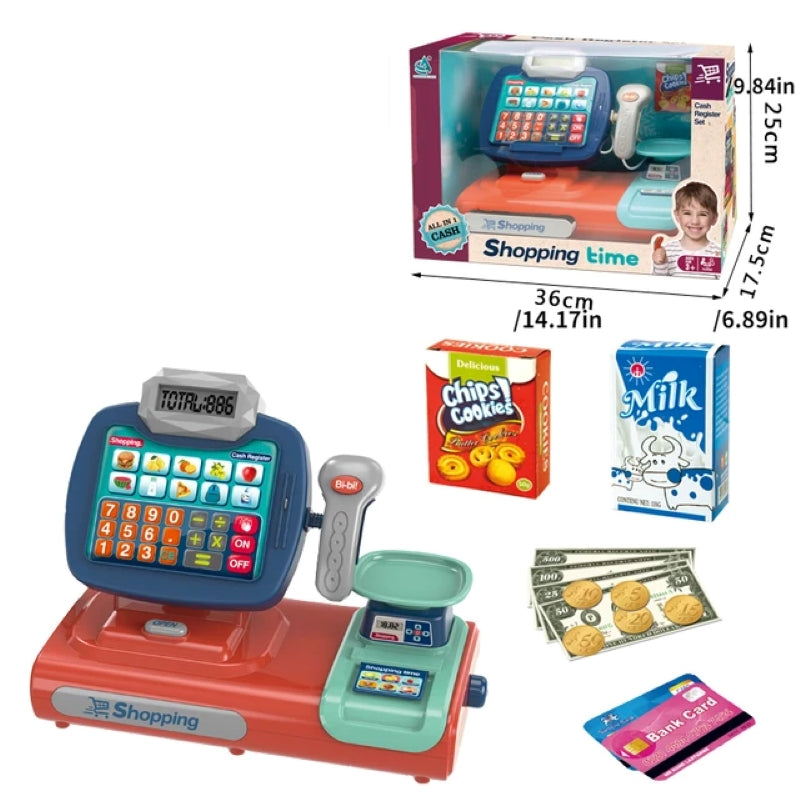 The Educational Toy Cash Register - Orange