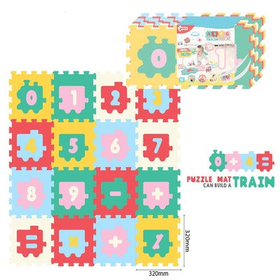 Sunta 16Pcs Number Train Puzzle