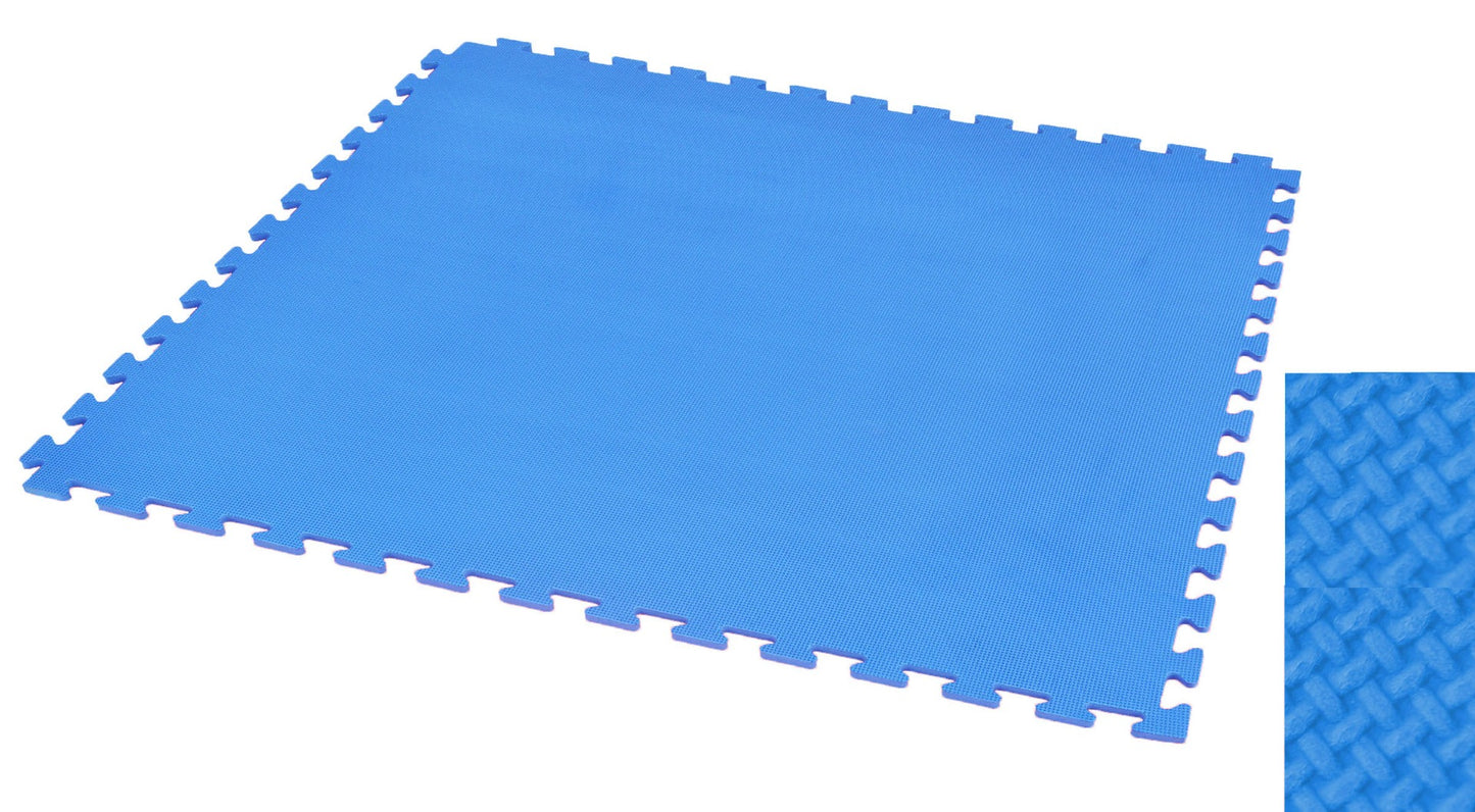Sunta 1000 X 1000 X 24 Mm Mat With Borders (2Pcs Set)-Blue