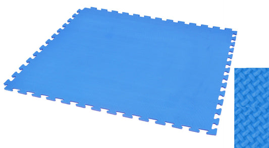 Sunta 1000 X 1000 X 24 Mm Mat With Borders (2Pcs Set)-Blue