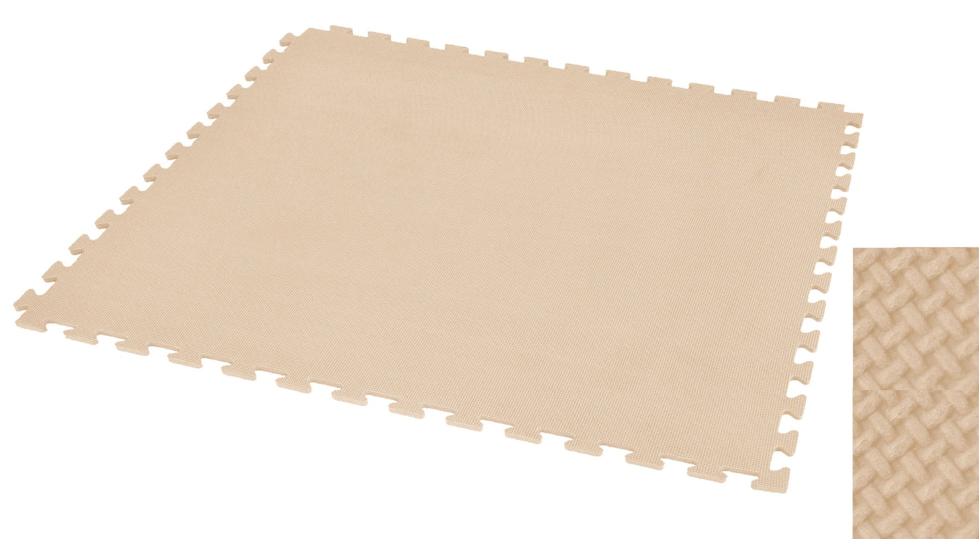 Sunta 1000 X 1000 X 24 Mm Mat With Borders (2Pcs Set)-Beige