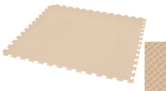 Sunta 1000 X 1000 X 24 Mm Mat With Borders (2Pcs Set)-Beige