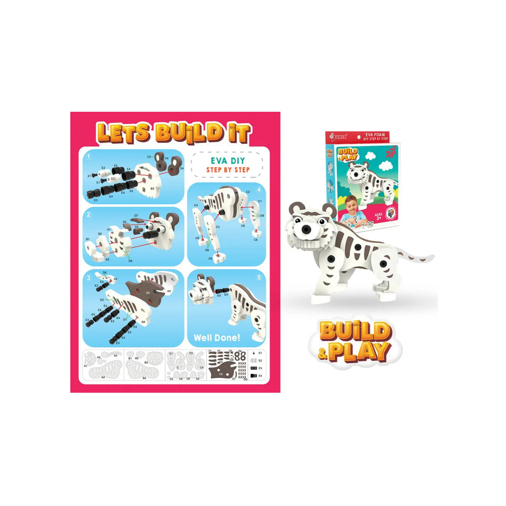 Sunta - DIY Play Foam Building Toy - Tiger