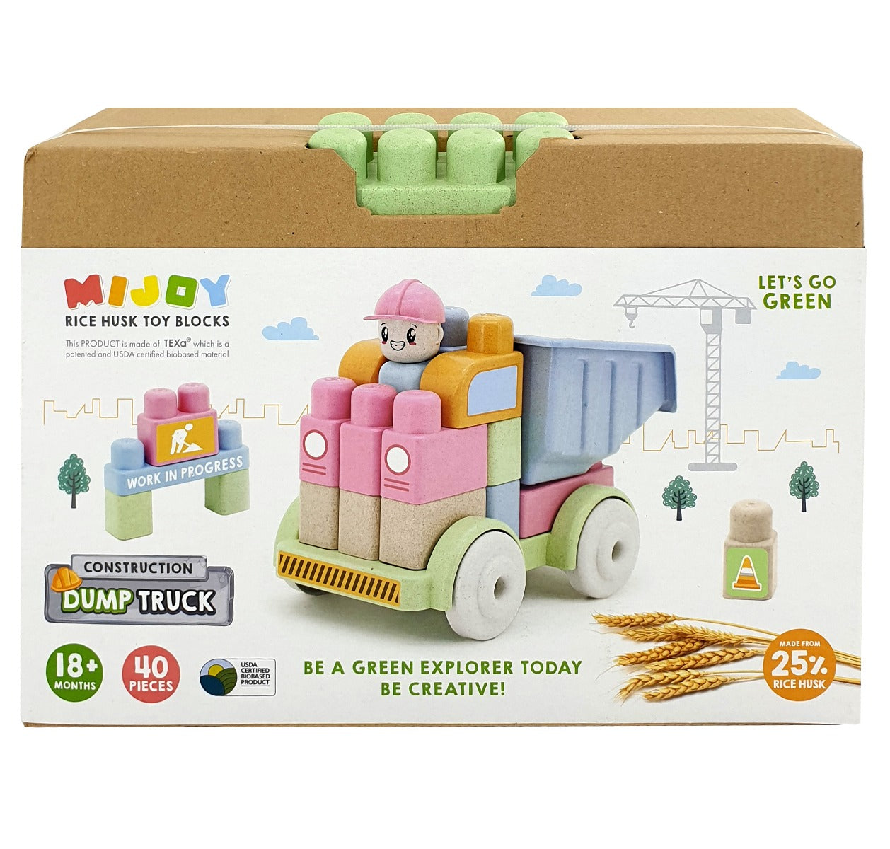 Sunta Mijoy Blocks Dump Truck - 40Pcs