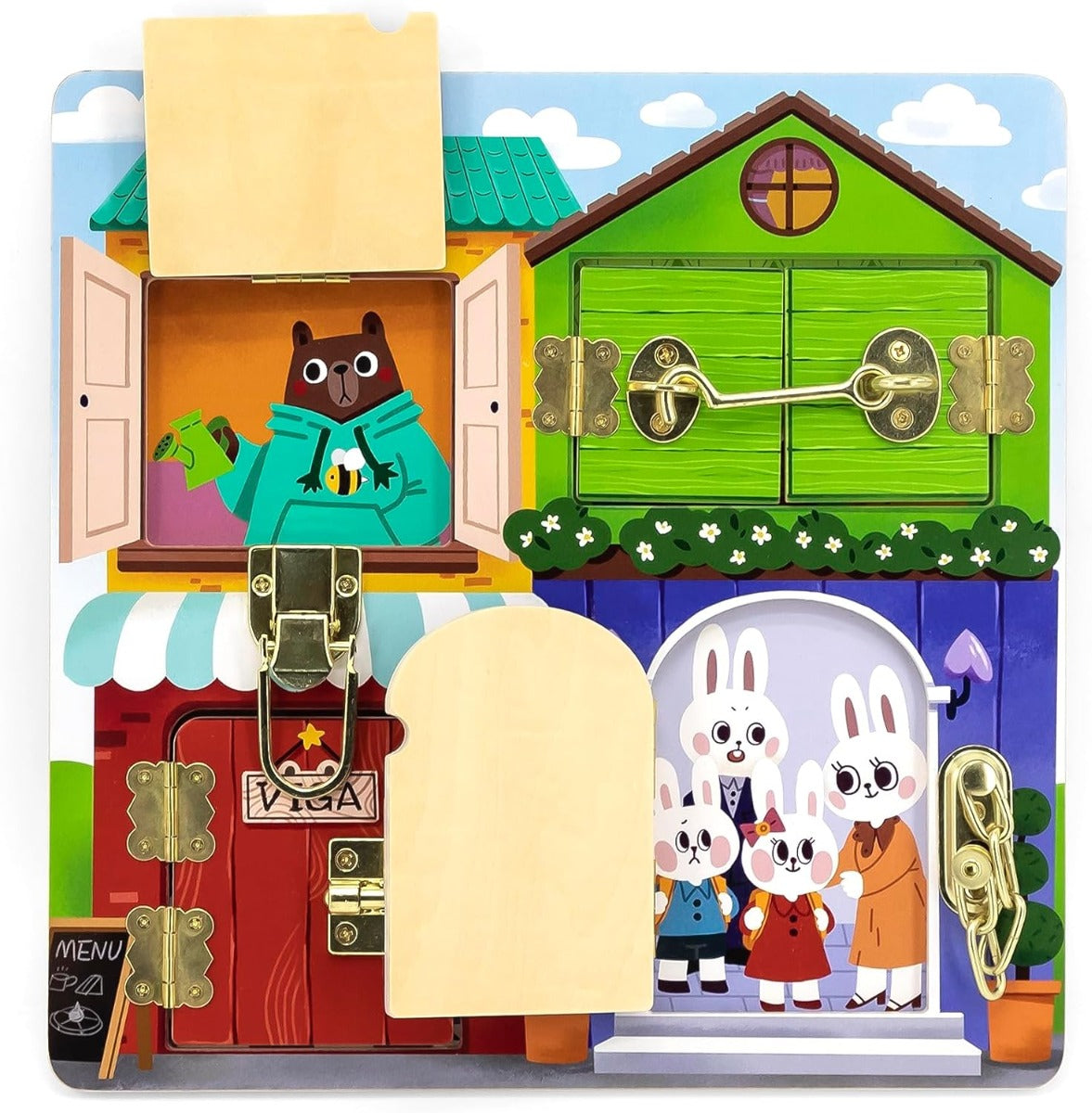 Viga - Lock And Latch Playset