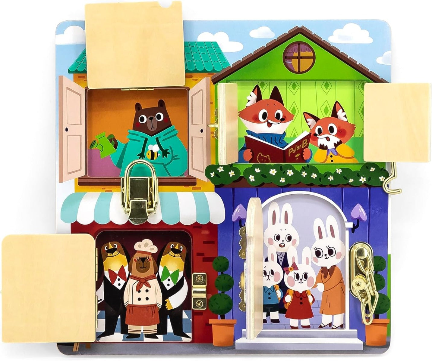 Viga - Lock And Latch Playset