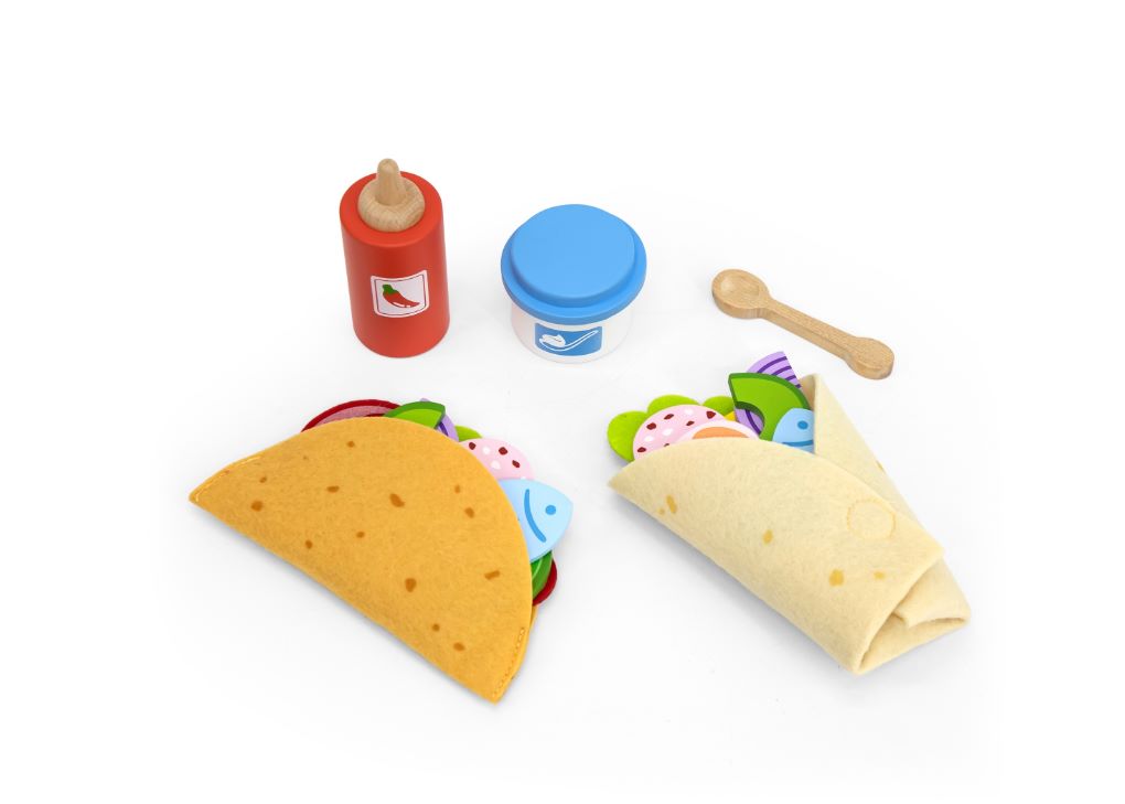 Viga - Wodden Taco Set