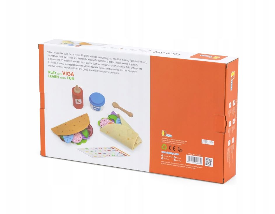 Viga - Wodden Taco Set