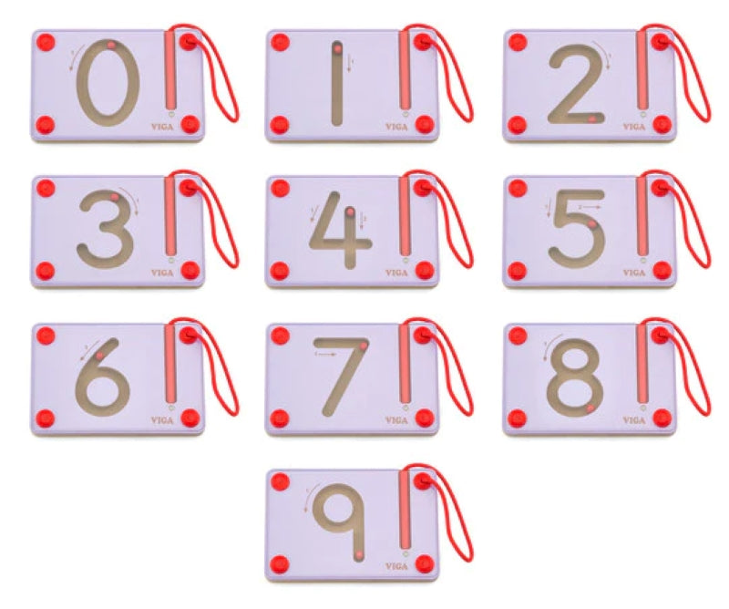 Viga - Magnetinc Board Number Set