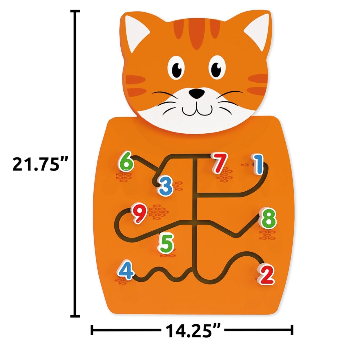 Viga - Wall Toy, Cat Matching Numbers