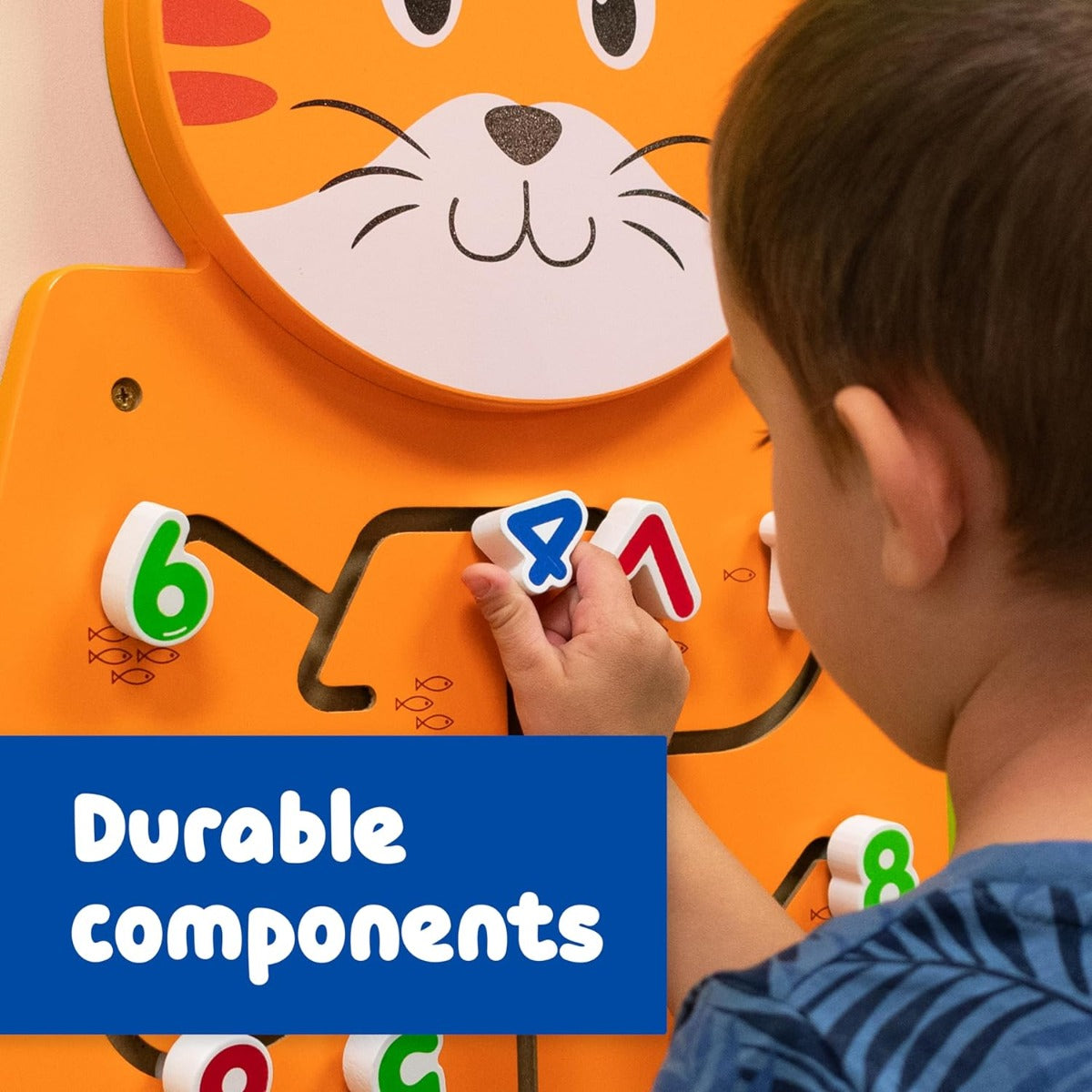 Viga - Wall Toy, Cat Matching Numbers