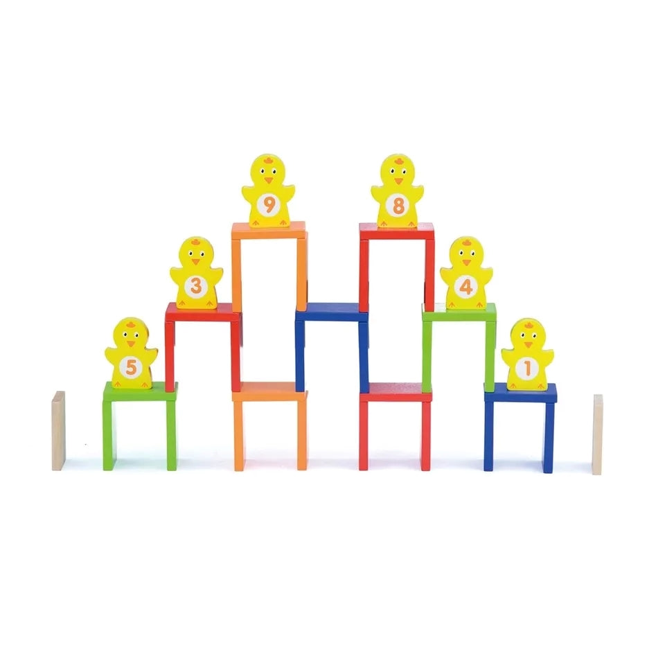 Viga - Domino Run Set, 116 Pieces