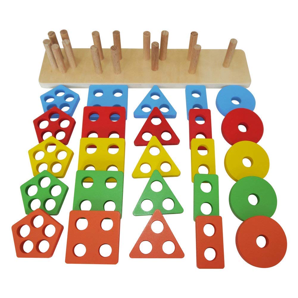 Viga - Geometric Block Sorter Set