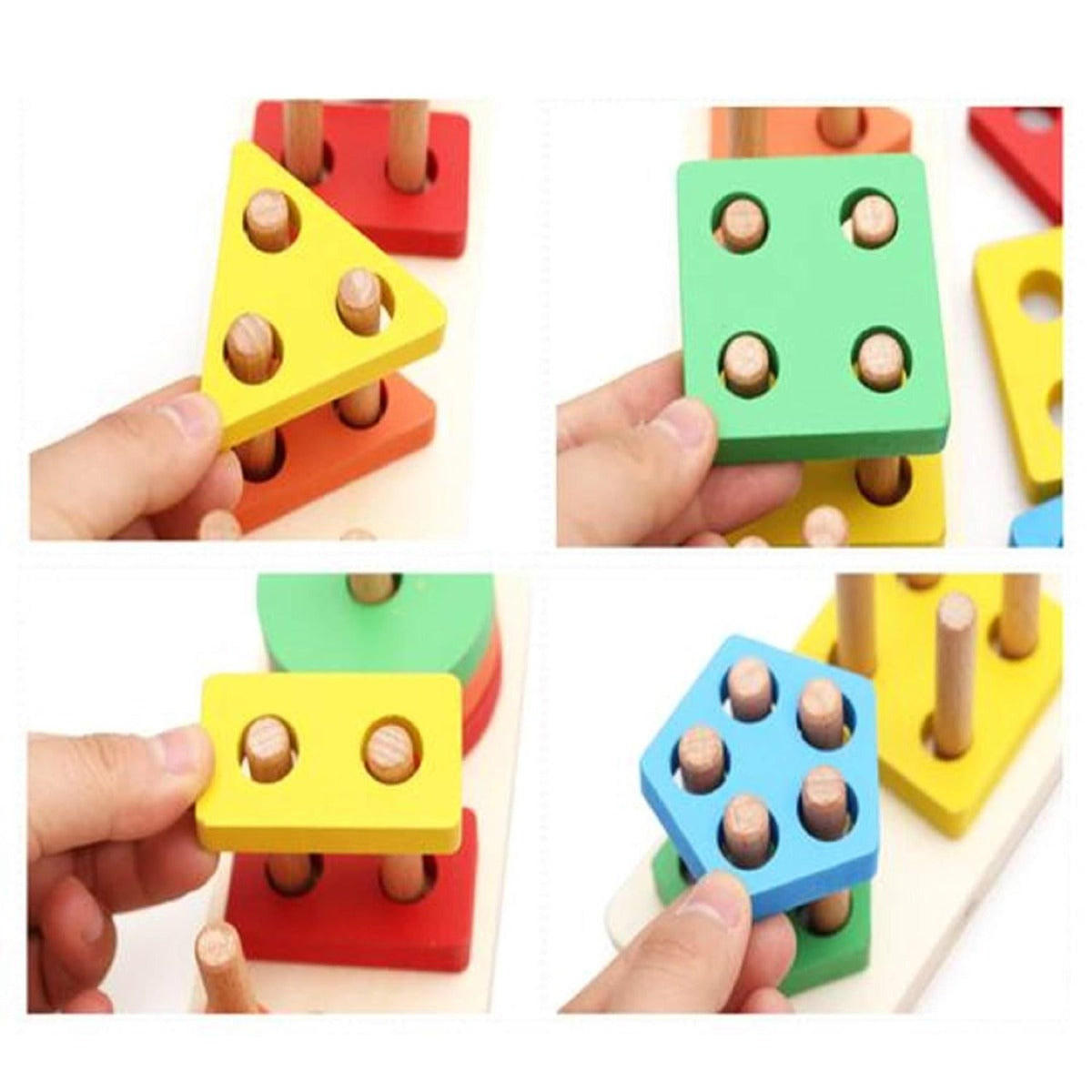 Viga - Geometric Block Sorter Set