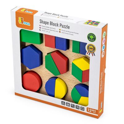 Viga - Shape Block Puzzle Set