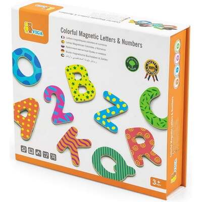 Viga - Magnetic Letter And Number Blocks