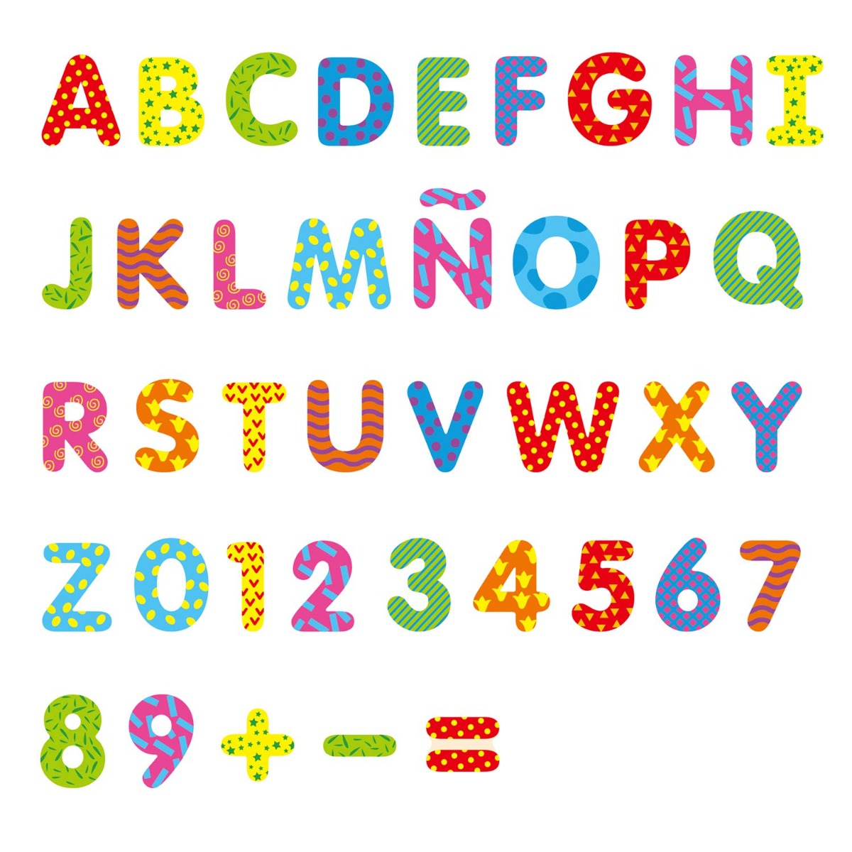 Viga - Magnetic Letter And Number Blocks