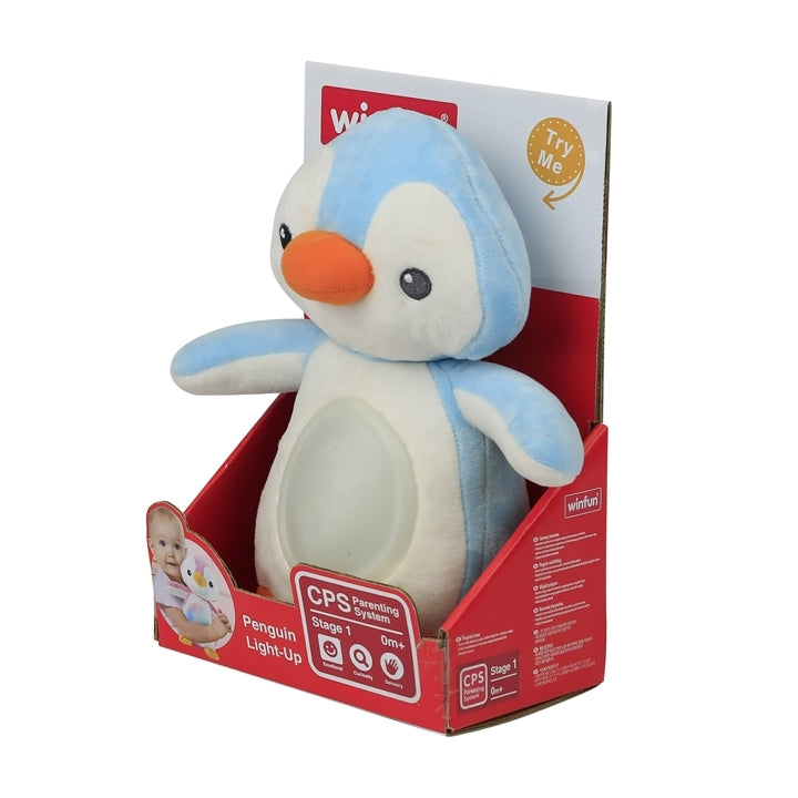 Winfun - Penguin Light Up Toy, Blue