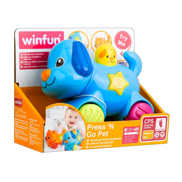 Winfun Press N Go Pet Puppy and Kitten