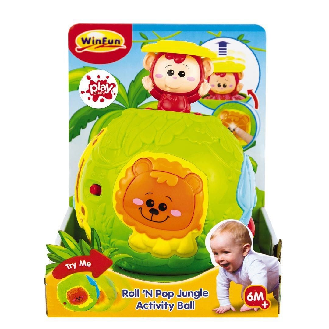 Winfun - Roll N Pop Jungle Activity Ball
