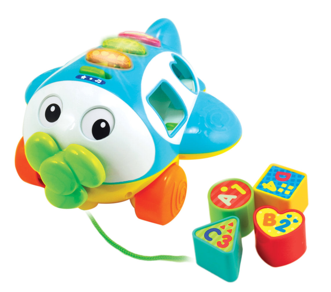 Winfun Sort N Learn Pull Along Plane