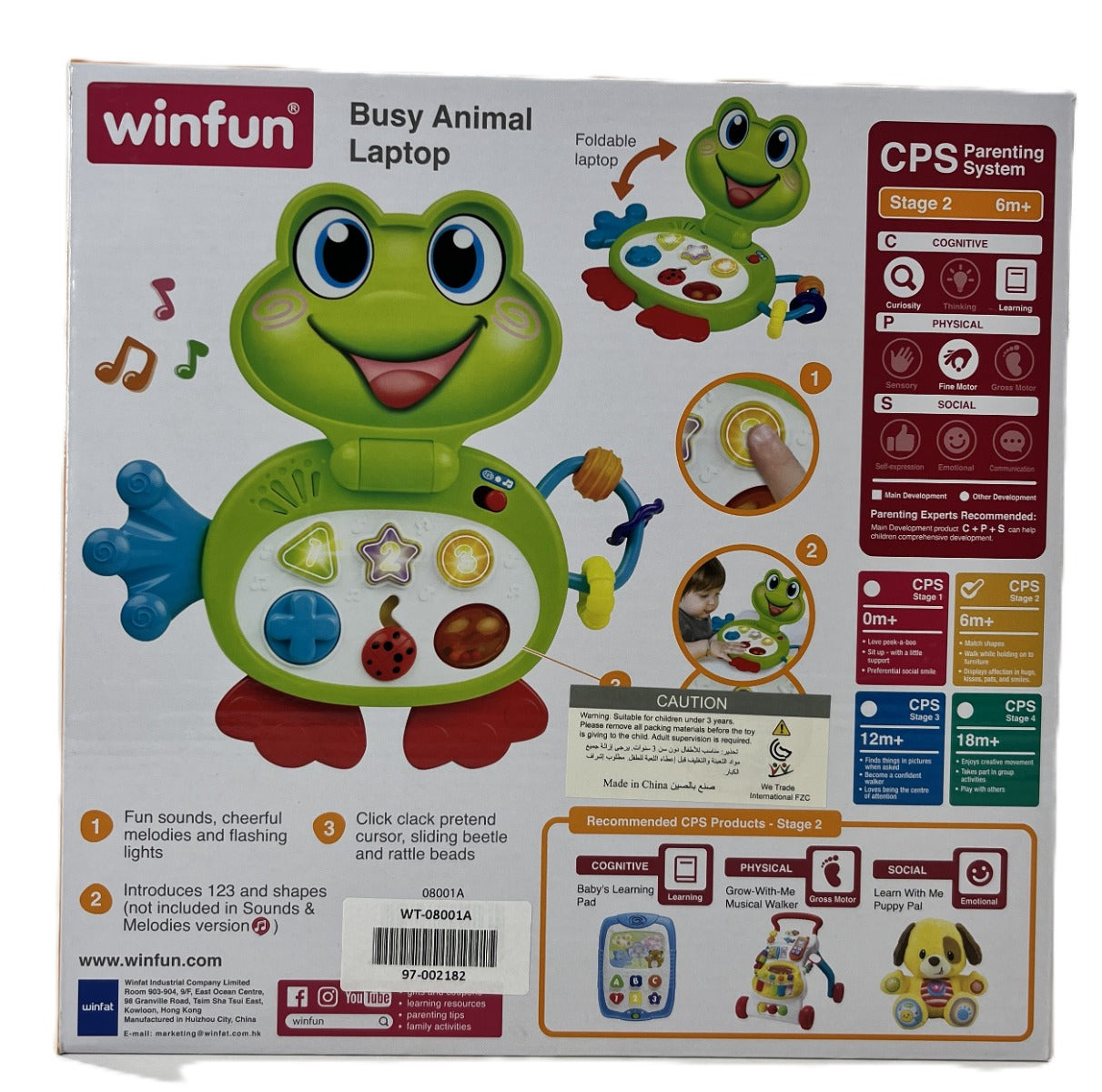 Winfun - Busy Animal Laptop - Froggy