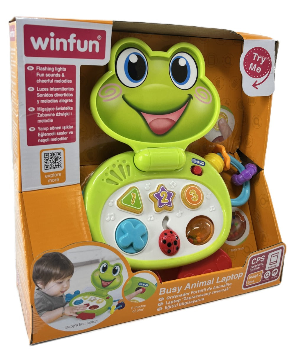 Winfun - Busy Animal Laptop - Froggy