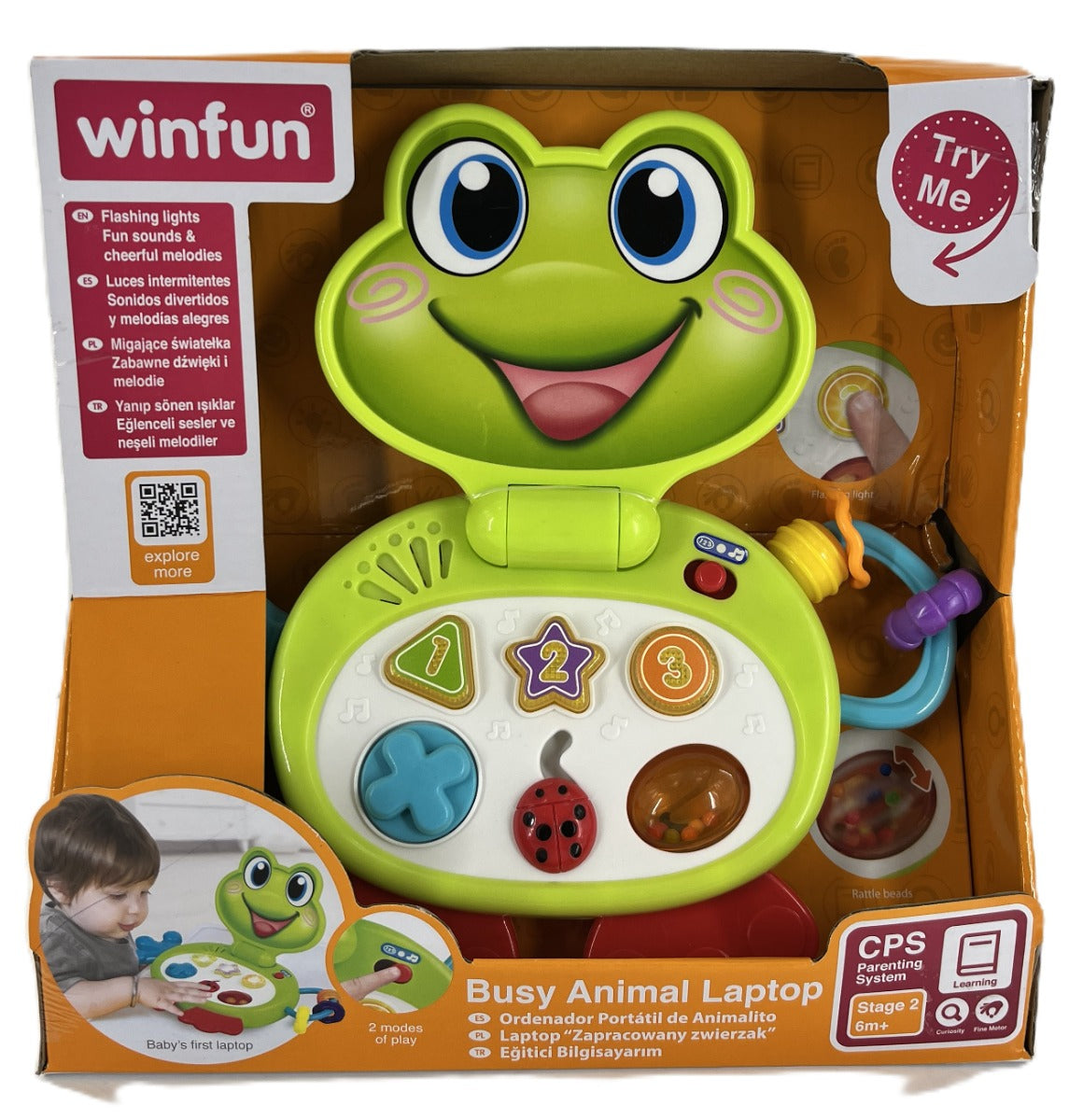 Winfun - Busy Animal Laptop - Froggy