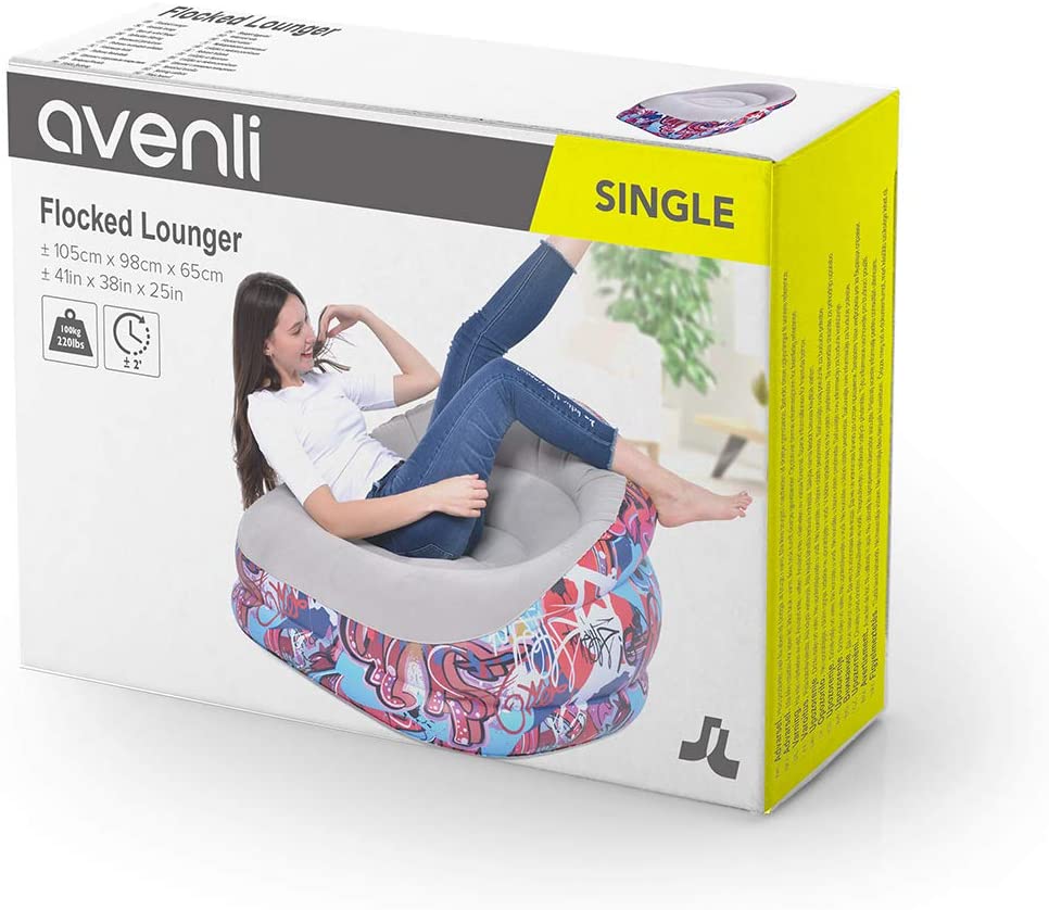 Avenil Flocked Lounge