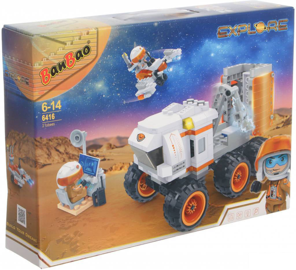 Banbao - Explore Space Block Set-Manned Rover Explorer - 350 Pieces