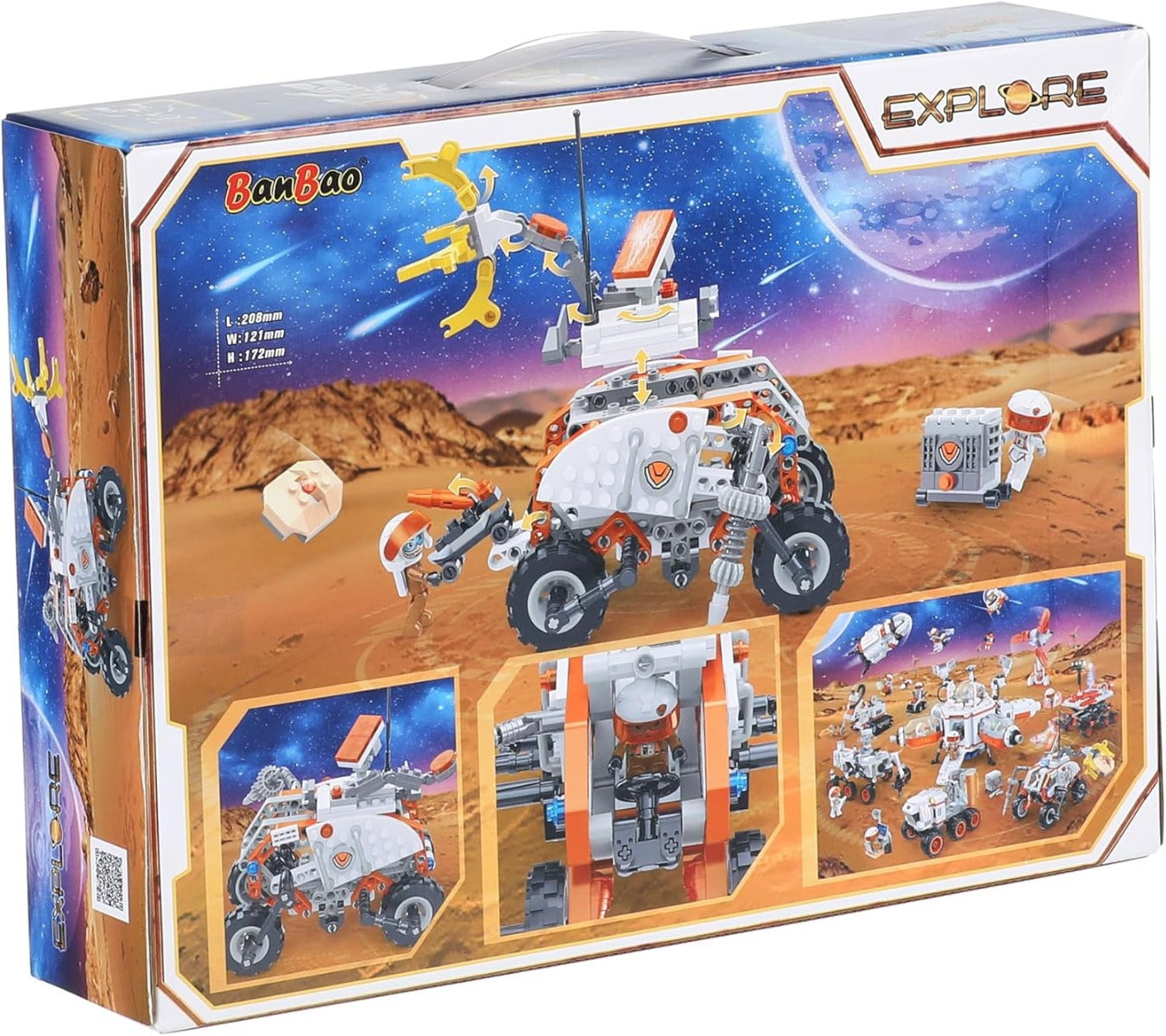Banbao - Explore Space Block Set-Mars Splitter - 327 Pieces