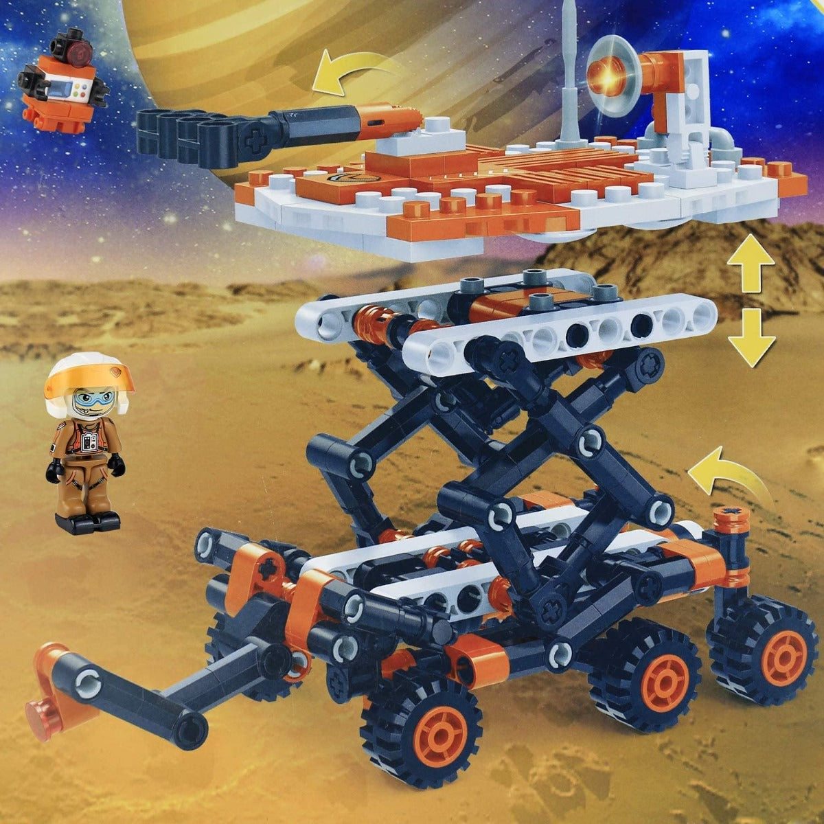 Banbao - Explore Space Block Set-Pathfinder Buggy - 265 Pieces