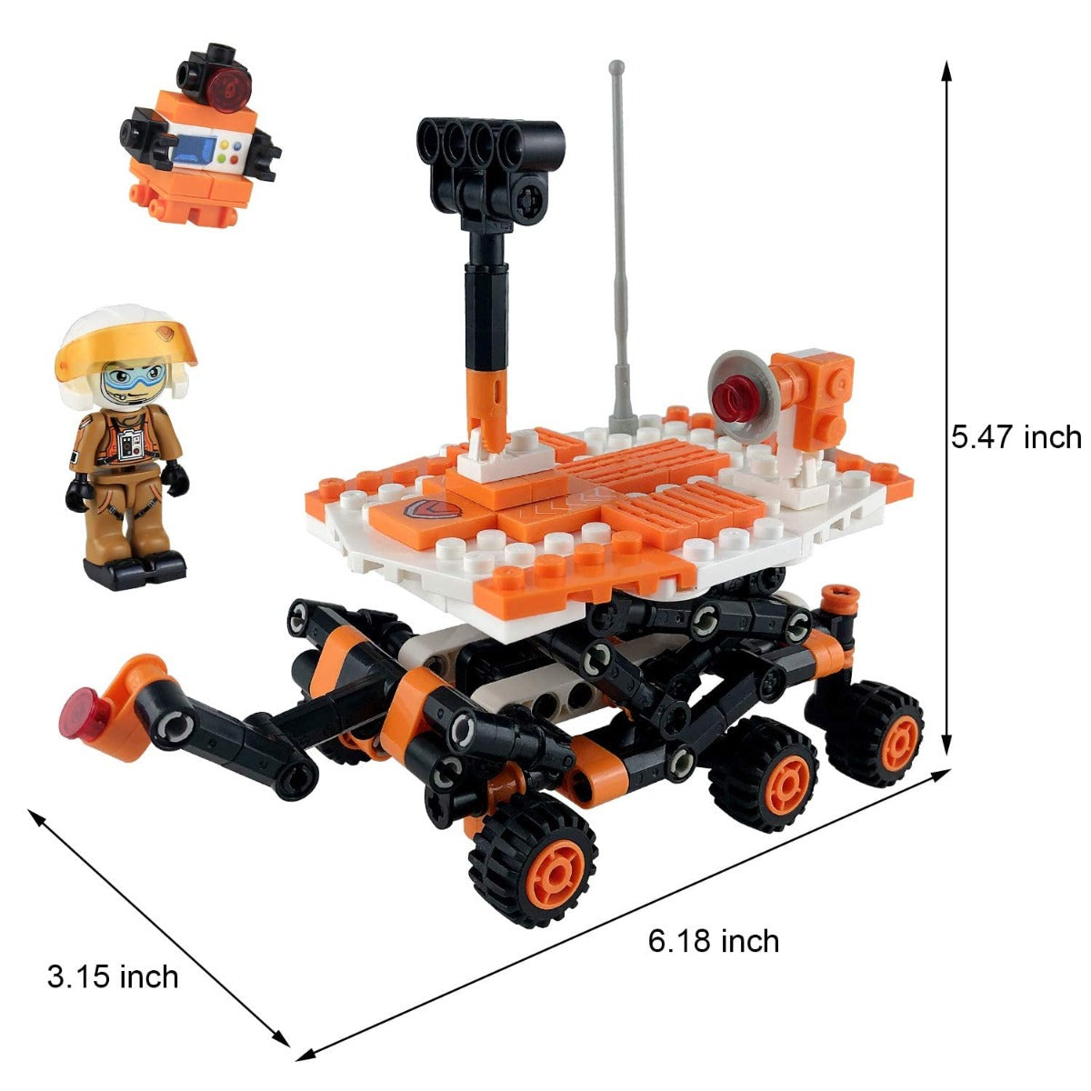 Banbao - Explore Space Block Set-Pathfinder Buggy - 265 Pieces