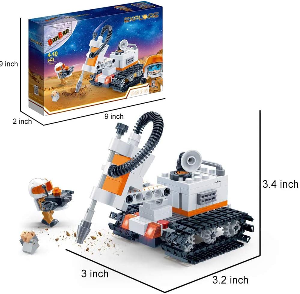 Banbao - Explore Space Block Set-Mars Crawler - 170 Pieces