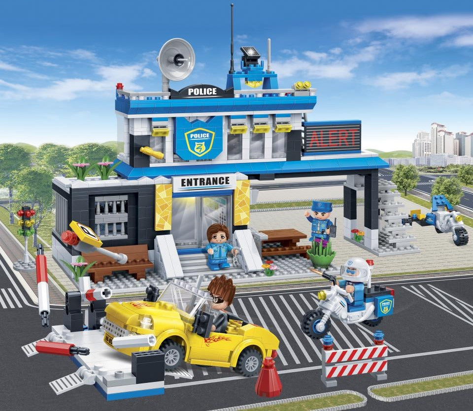 Banbao - Police Force Station Police Series Building Blocks