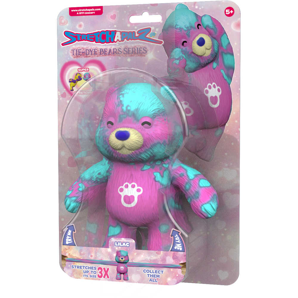 Stretchapalz 14Cm Characters-Tie Dye Bears Series