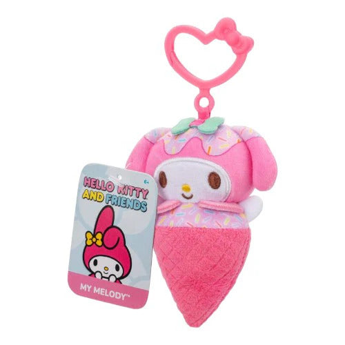 Hello Kitty Clip-On Plush Ice Cream W1-My Melody