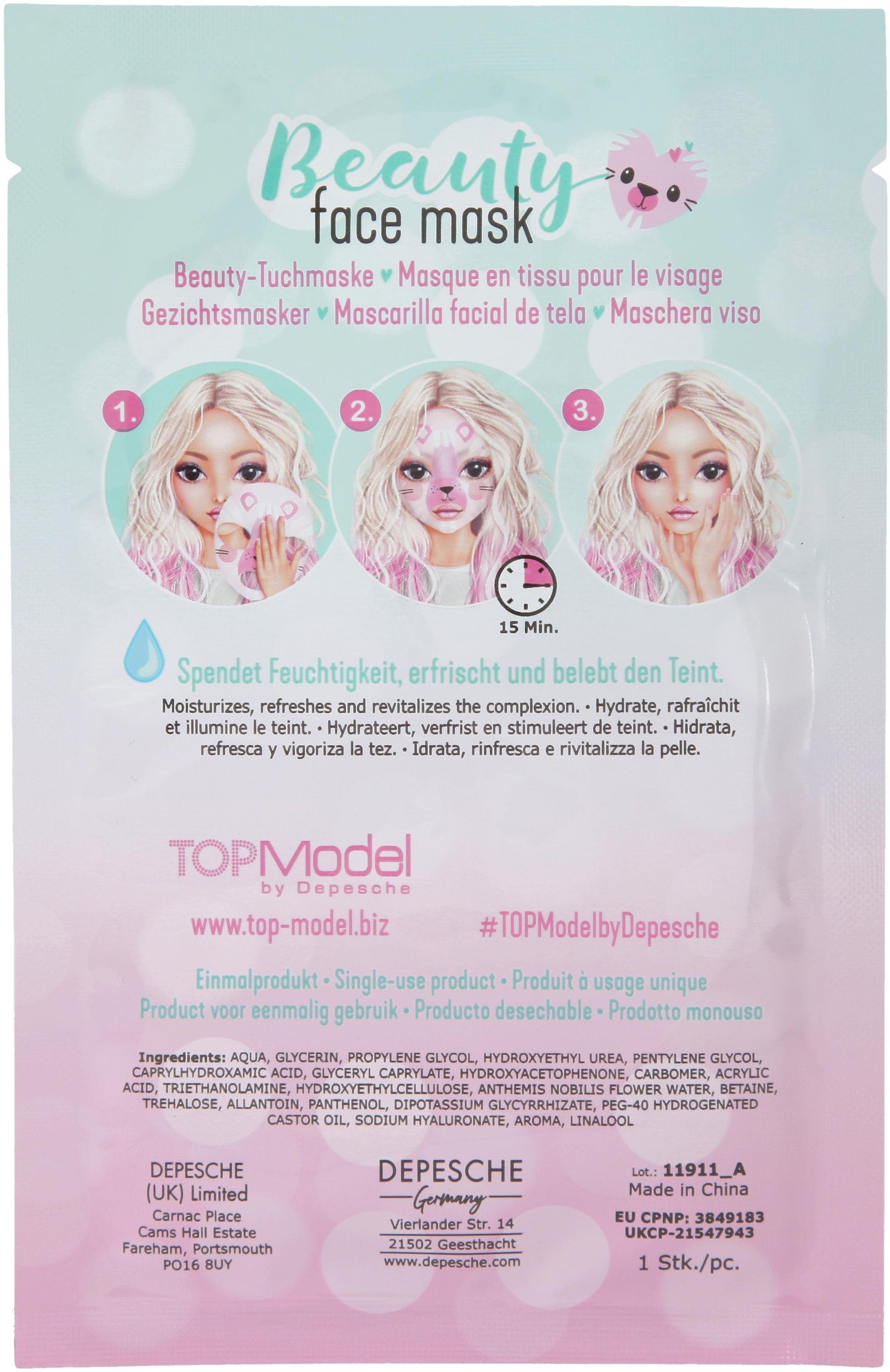 TOPModel Beauty Face Mask