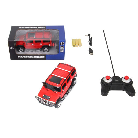 Wemzy - Rc Car Hummer H2 Remote-Red