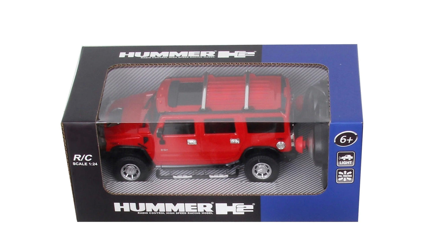 Wemzy - Rc Car Hummer H2 Remote-Red