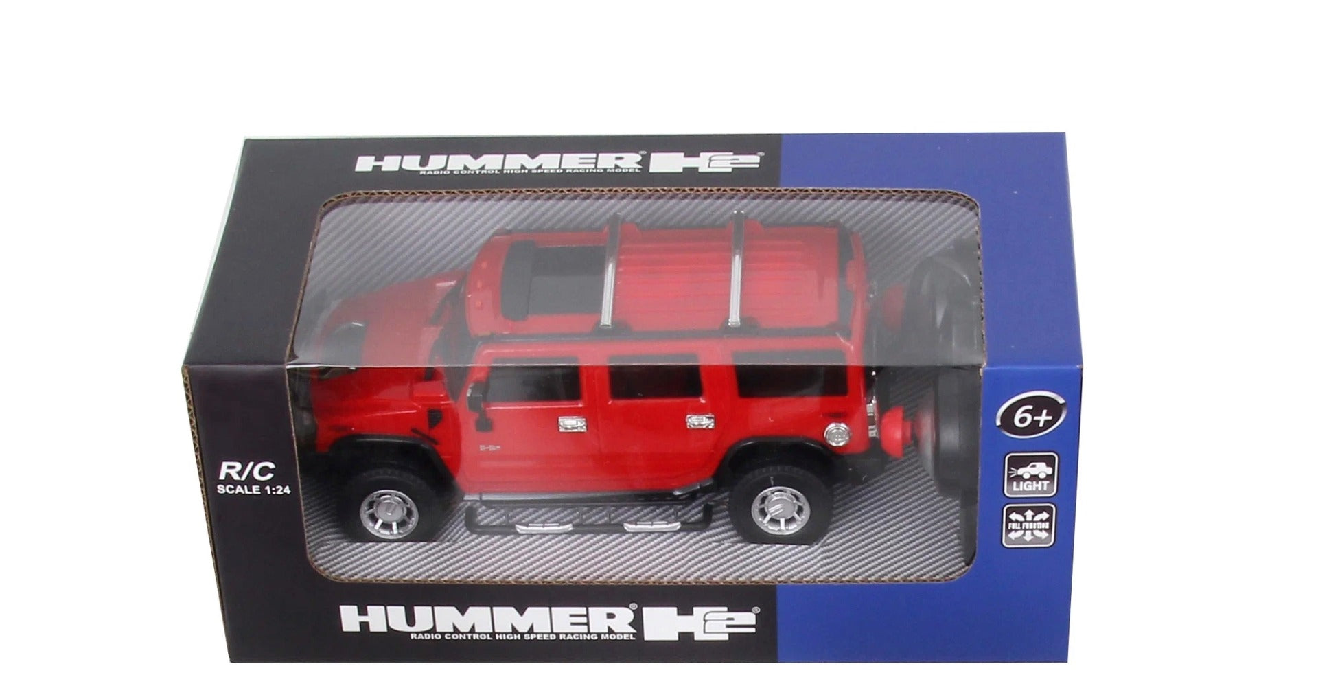 Wemzy - Rc Car Hummer H2 Remote-Red