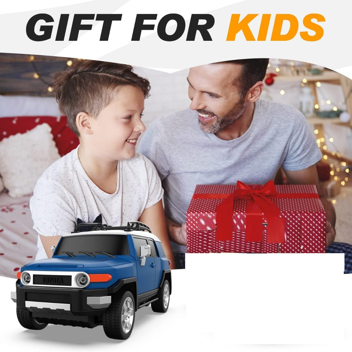 Wemzy - Rc Car Toyota Fj Cruiser 2007 Motion Steering- Blue