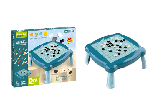 2 in 1Black & White Desktop Chess Fliping Game