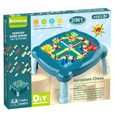 2 in 1 Desktop Flying Adventure Ludo