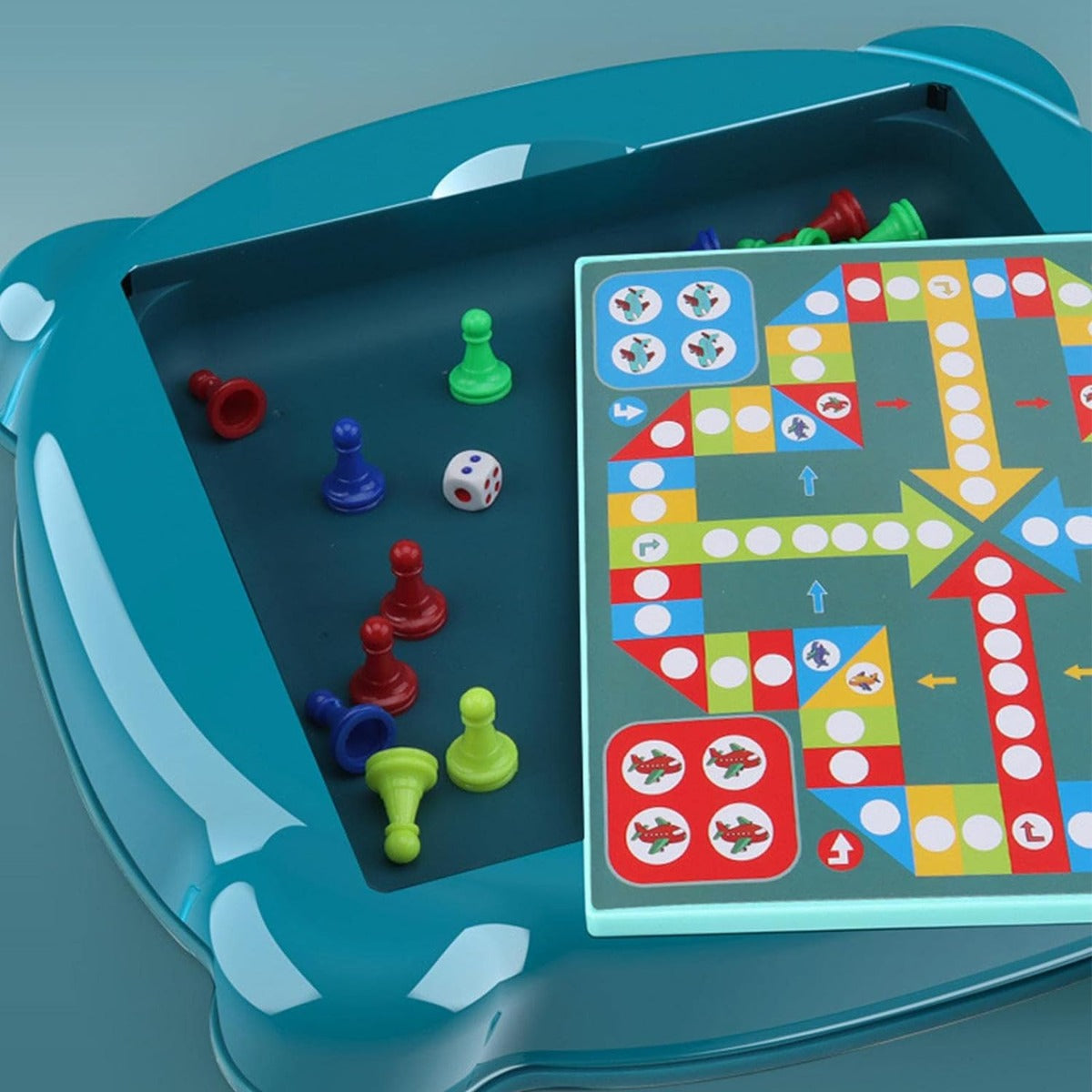 2 in 1 Desktop Flying Adventure Ludo