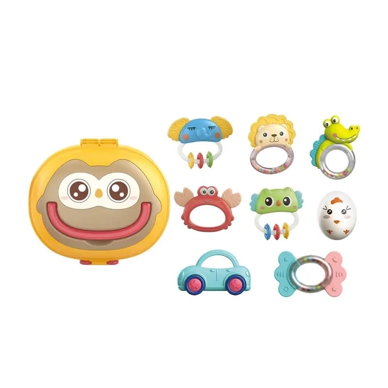 Bibi-Irn - Baby Rattle Toys - 8 Pcs Set