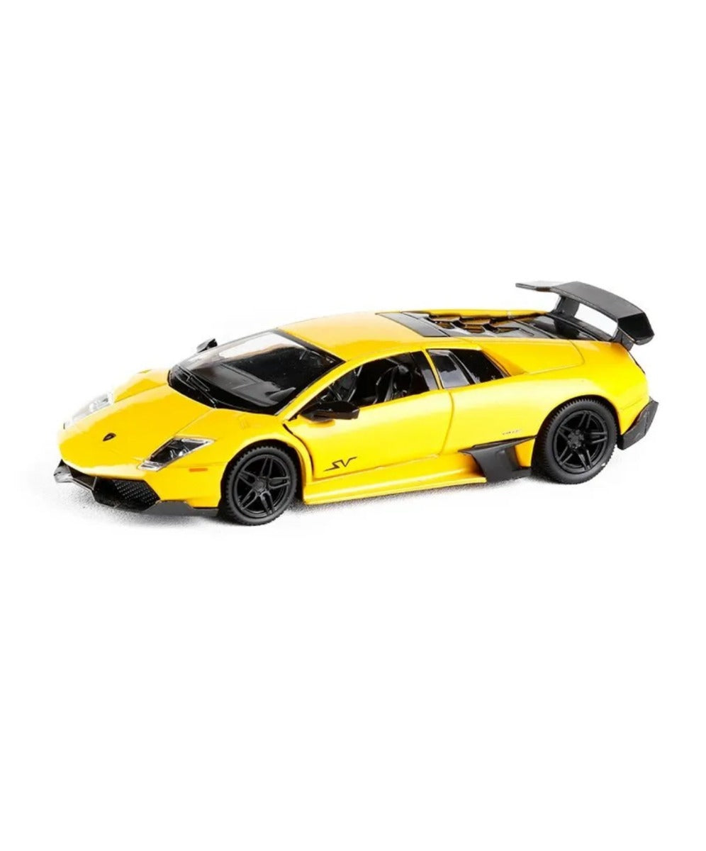 Rc Car Lamborghini Murcielago Sv Remote - Yellow